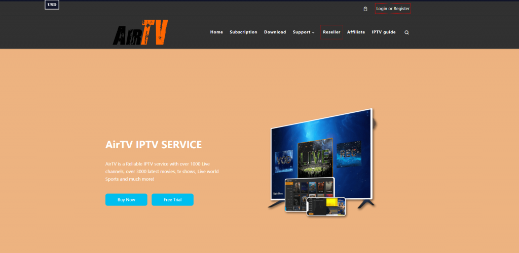 airtv iptv service
