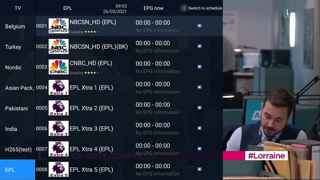 AirTV IPTV Channels