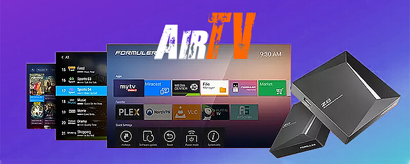 AirTV IPTV on Formuler Z8