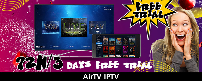 AIRTV IPTV FREE TEST