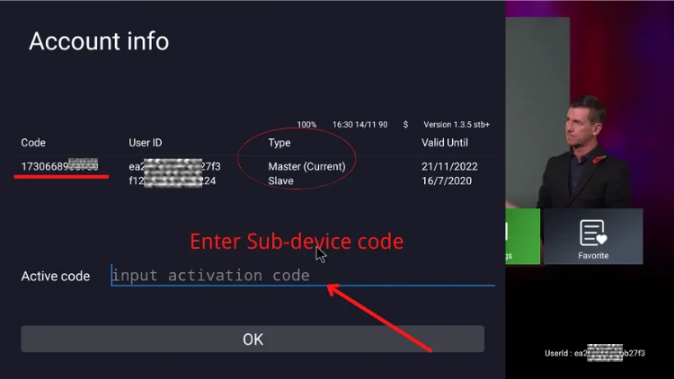 enter-Sub-device-code