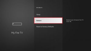 Restart-firestick